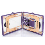 RestPro Classic 2 Purple Set Κρεβάτι Μασάζ Φυσικοθεραπείας Βαλίτσα Ξύλινο Massage Table + Massage Bolsters